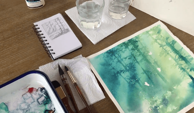 Como pintar usando tinta aquarela: Um guia para iniciantes e ...