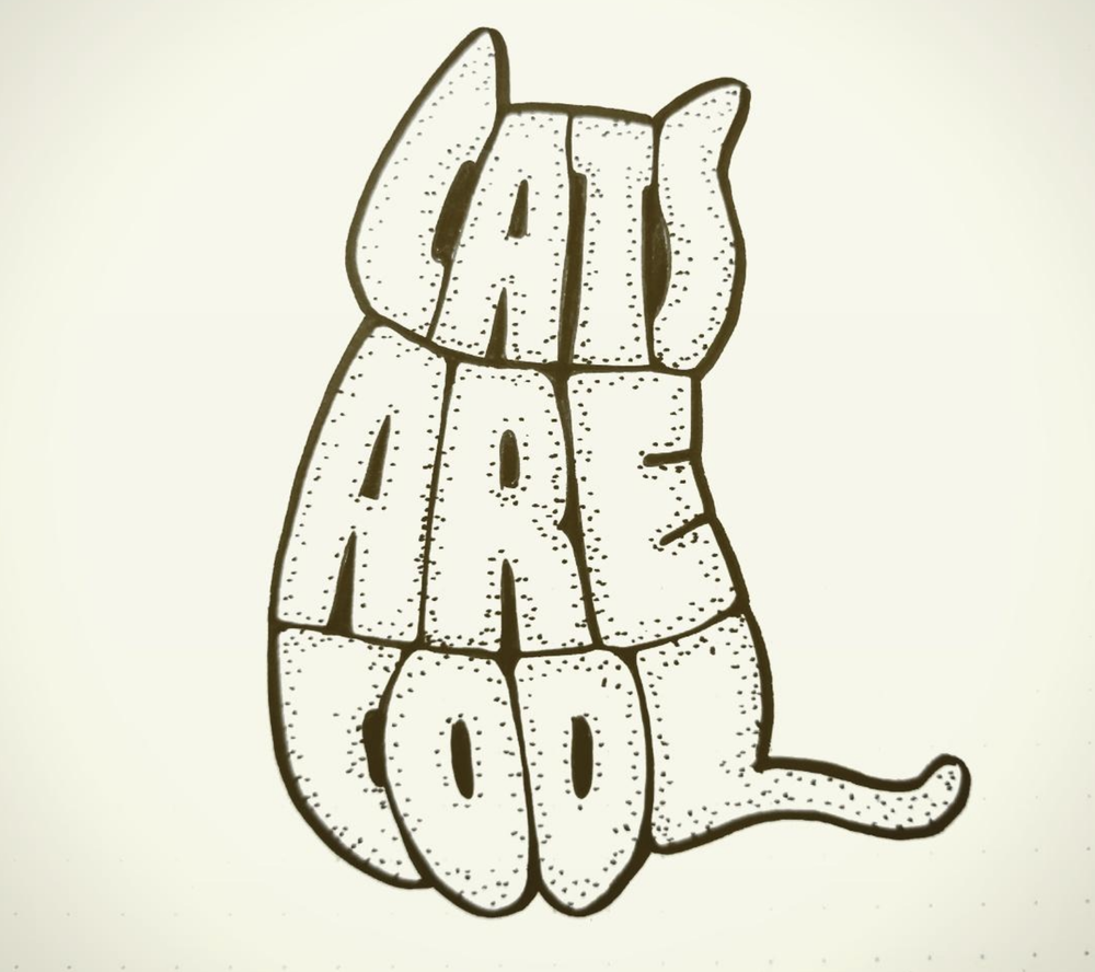 „Katzen sind cool