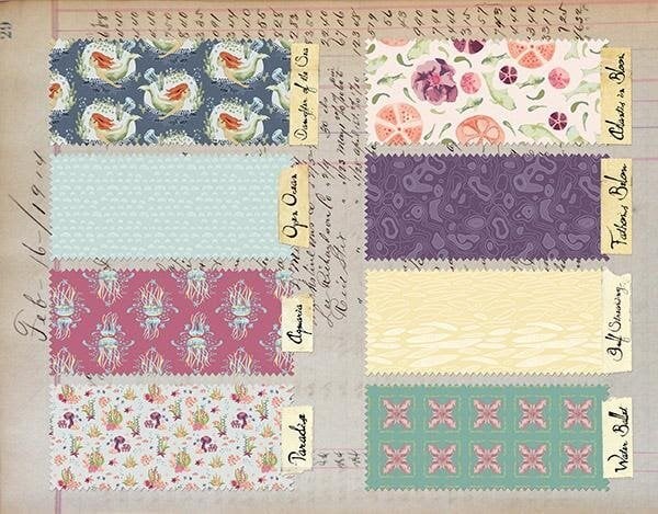 Fabric patterns can be a wonderful source of inspiration for color palettes.