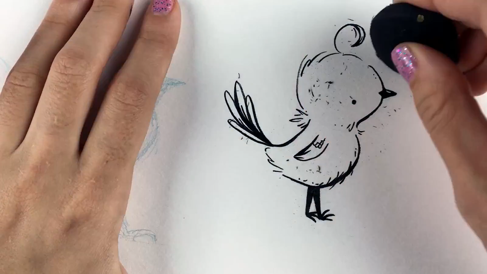 baby chick drawing
