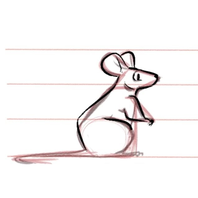 mouse drawing