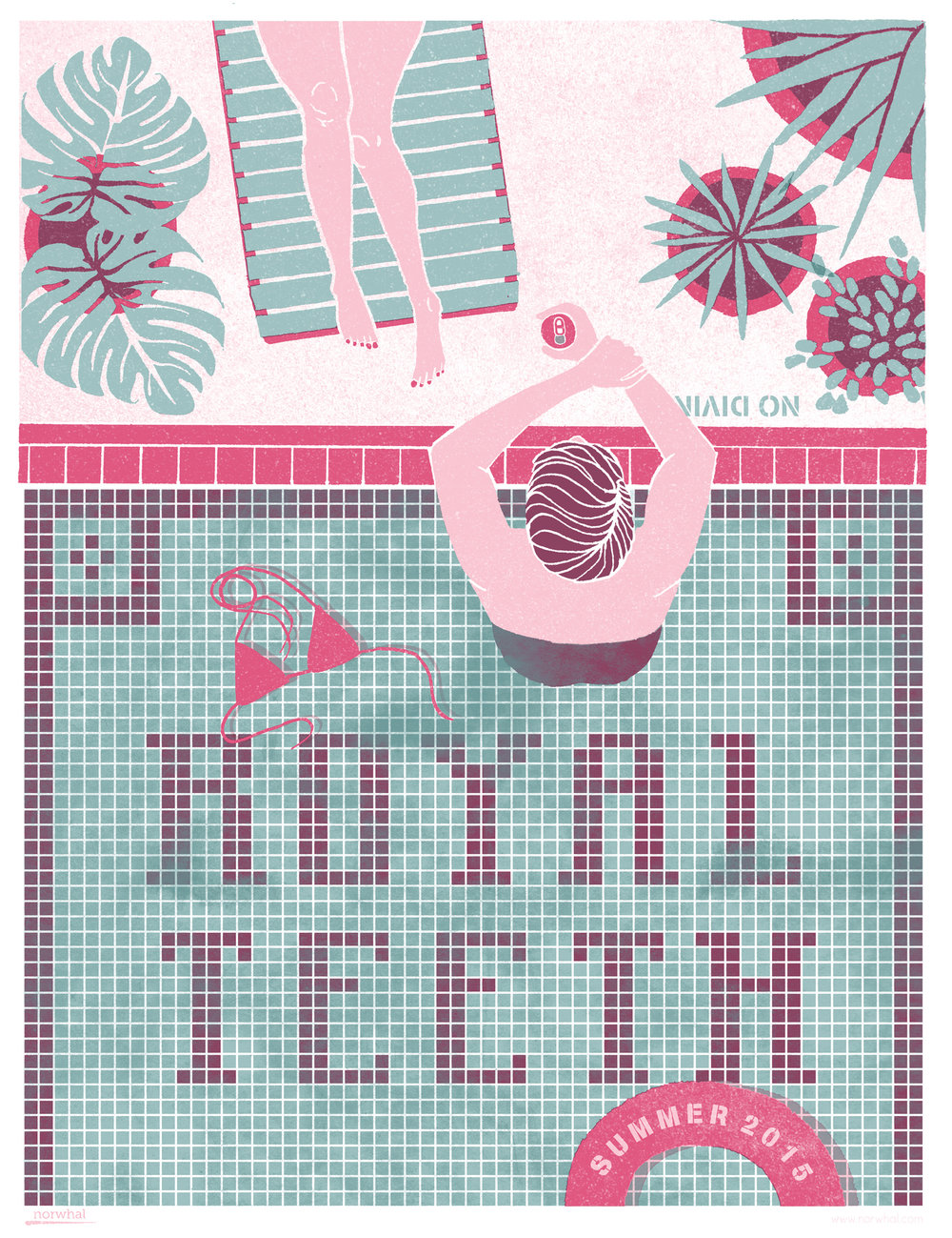Royal Teeth Screen Print by Nora Patterson (image courtesy of the artist)