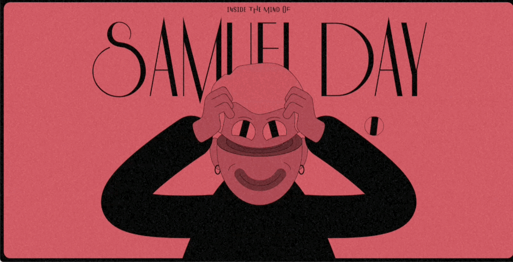 Image via  https://www.samuelday.de/   Samuel Day’s illustrated design portfolio website.