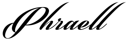 Phraell calligraphy font