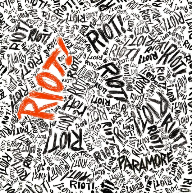 Riot!  album cover   by Paramore