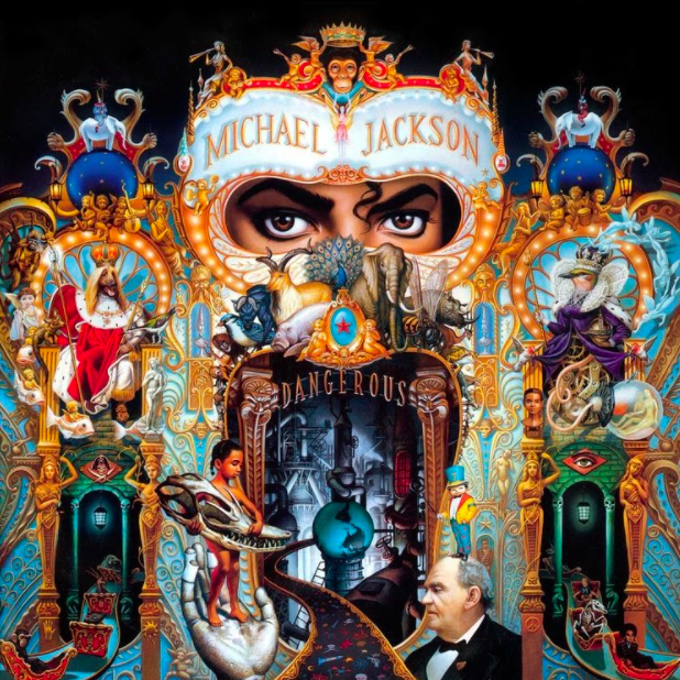 Dangerous  album cover   by Michael Jackson