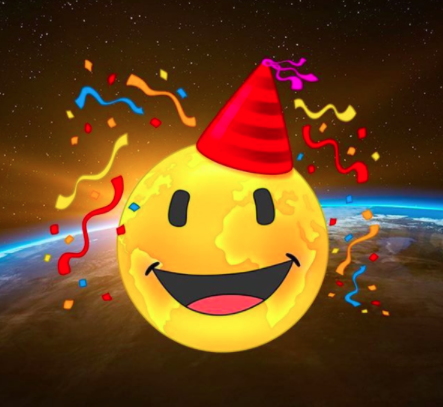 A celebratory emoji graphic by  @worldemojiday