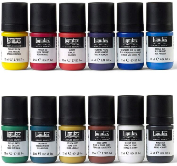 Liquitex Acrylic Gouache Essentials Set ($66.99)