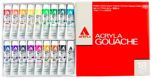 Holbein Acryla Gouache, Artists Set ($124.02)