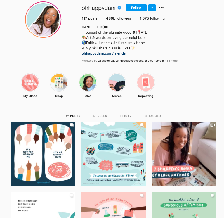 One look at Danielle Coke’s Instagram feed shows you her joyful and bright approach to design.