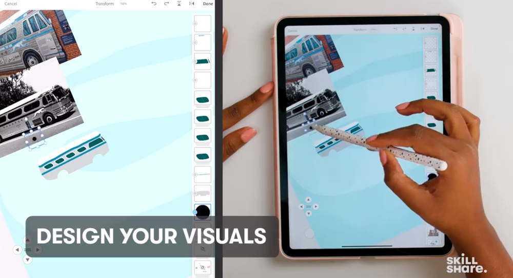 Skillshare instructor and illustrator Danielle Coke explains the steps to take to create shareable art on Instagram.