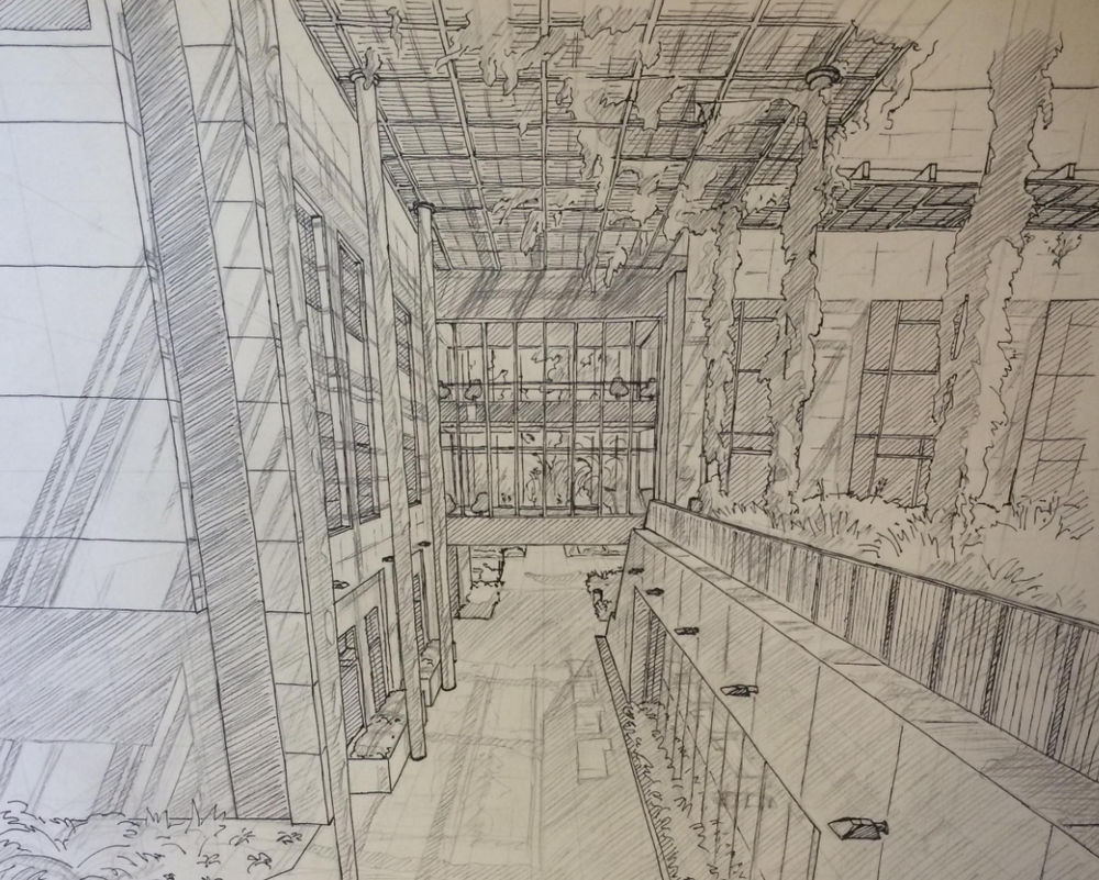 architectural sketch