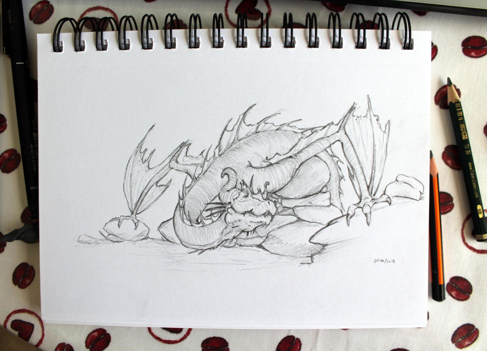 dragon drawing