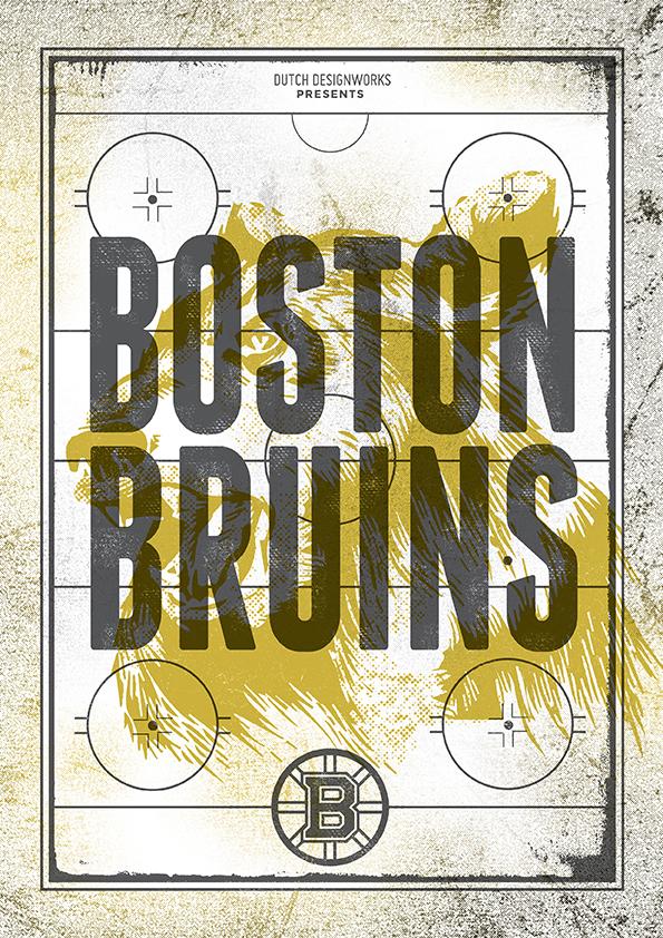poster design inspiration bruins