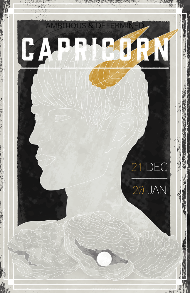 poster design inspiration capircorn