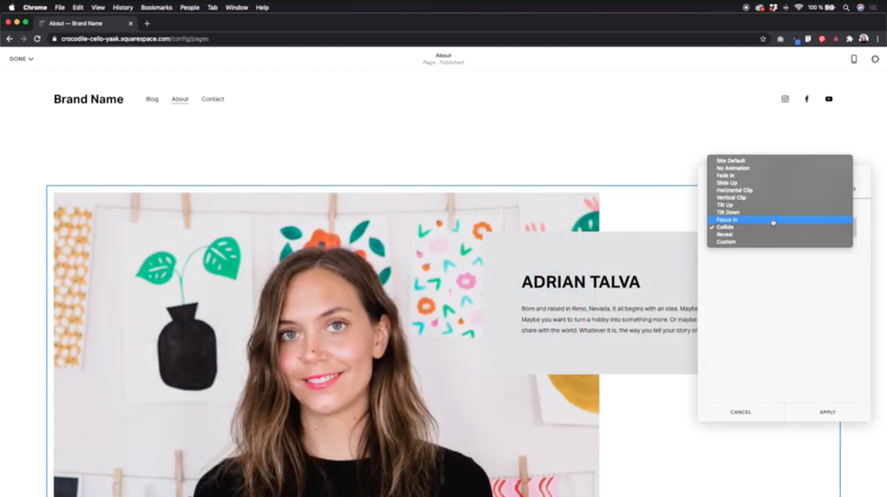 Skillshare instructor Maja Faber explains how to build a creative portfolio on Squarespace