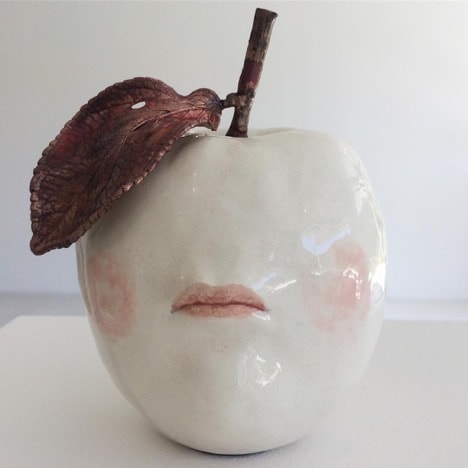 ‘hommage à Claude’ (tribute to Claude Lalanne. Ceramic, copper, bronze) © Clémentine de Chabaneix