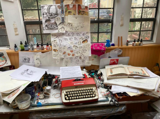 According to children’s book author and artist David Ezra Stein, creativity is messy—but it’s also beautiful.