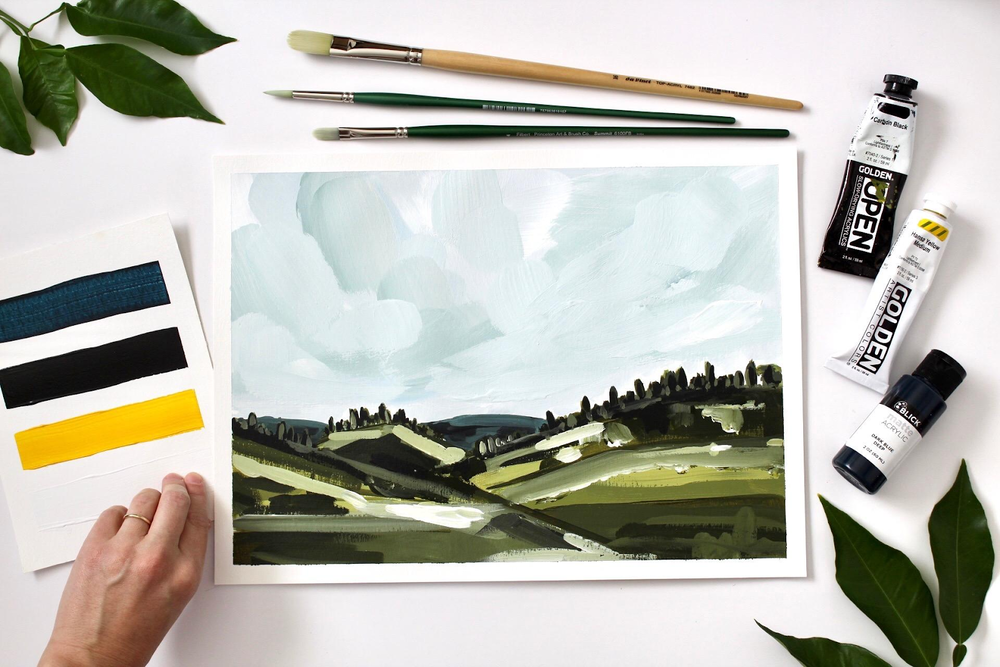 25 ideas de pintura acrílica para principiantes, fáciles pero  impresionantes | Skillshare Blog