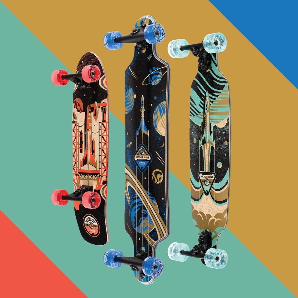 DKNG-designed skateboards