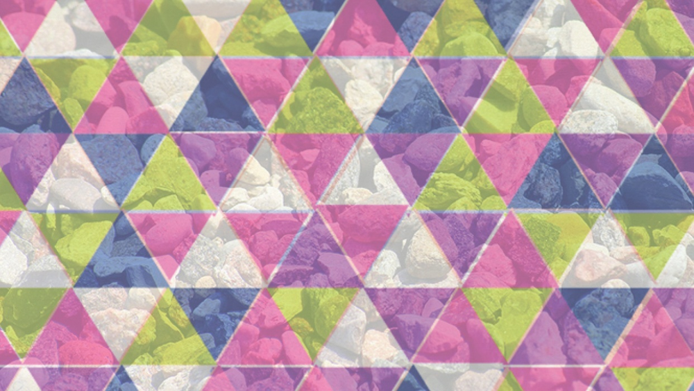 Arbeit der Kursteilnehmerin Caz Dezines für Grundlagen der geometrischen Muster: Dreiecksmuster