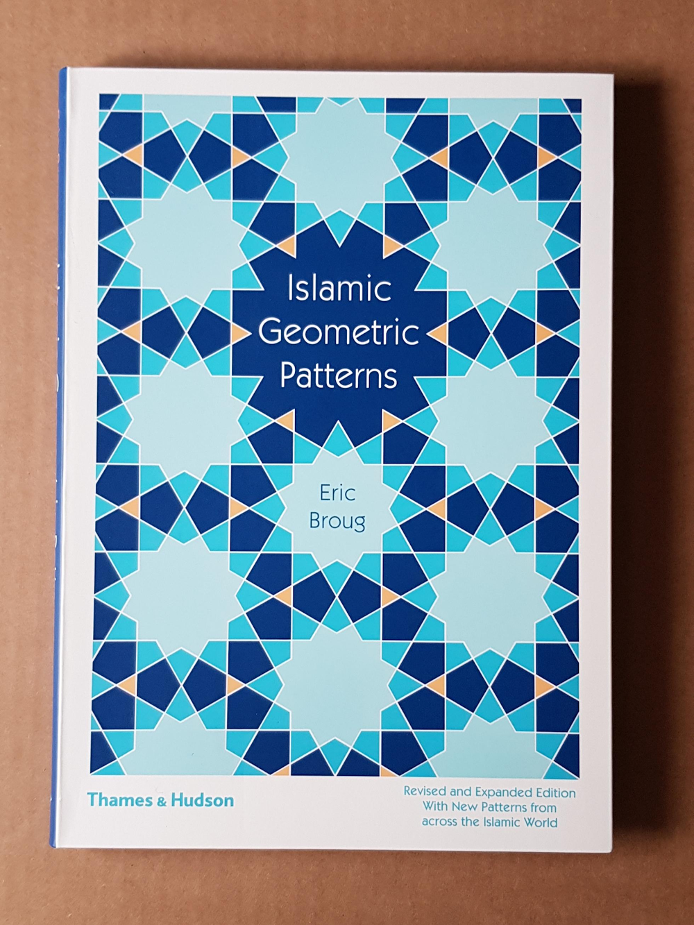 Eric Broug specialises in Islamic design, as seen on the cover of his book.