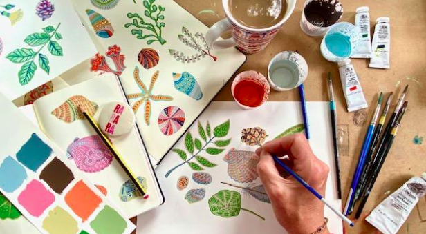 Artists and illustrators have chosen to use Winsor & Newton gouache paints for years—and have created beautiful compositions with them.