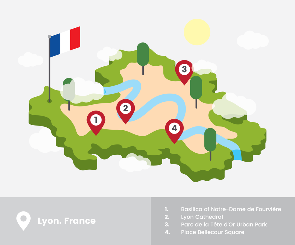 Image via    Vecteezy        Infographics are a combination of visually designed elements and key informational text—and isometric graphics make them pop. 