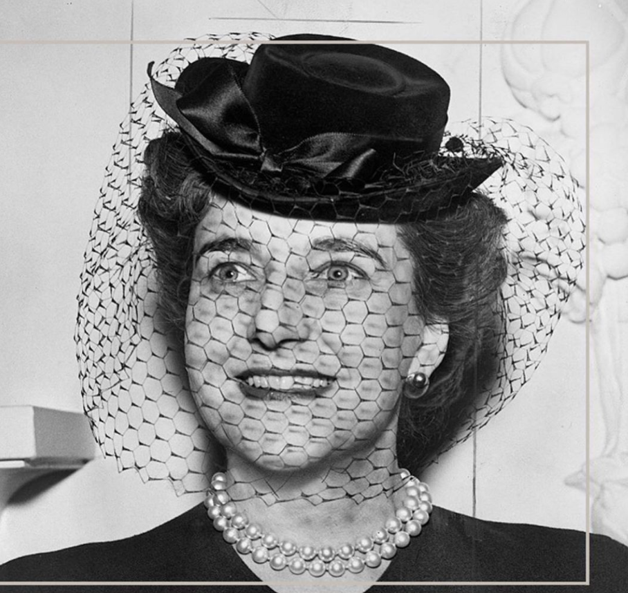 Image via Instagram @dorothydraperfw Dorothy Draper in a Vogue Magazine article.