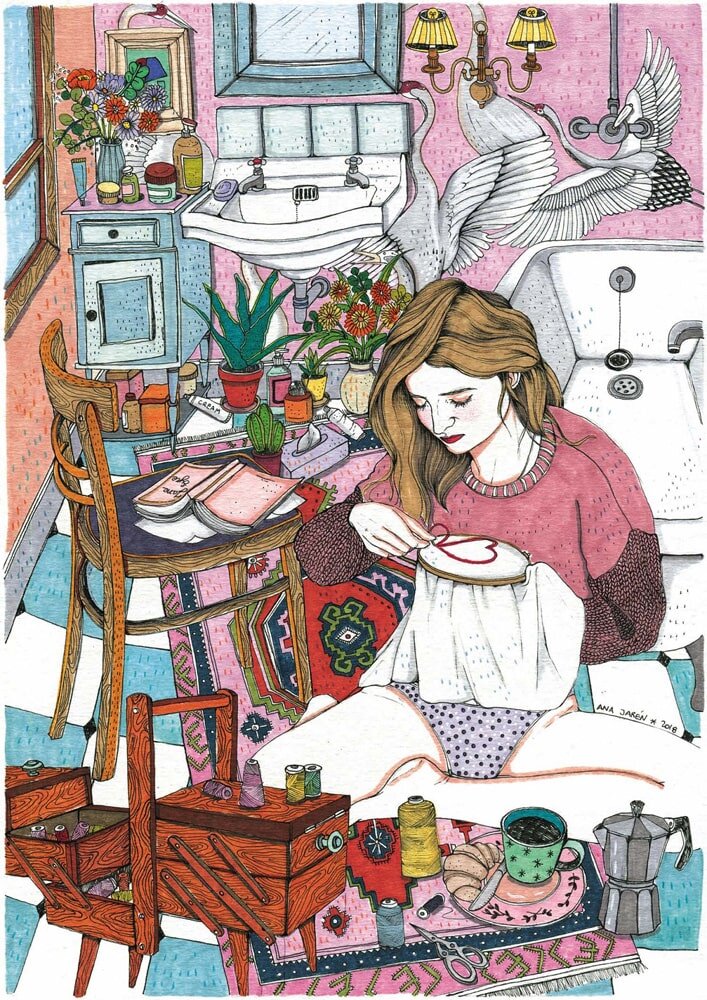 Embroidery by Ana Jarén