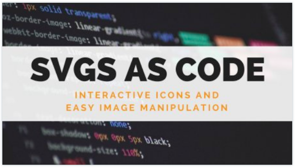 Kevin will provide you with the necessary skills to manipulate SVGs as code