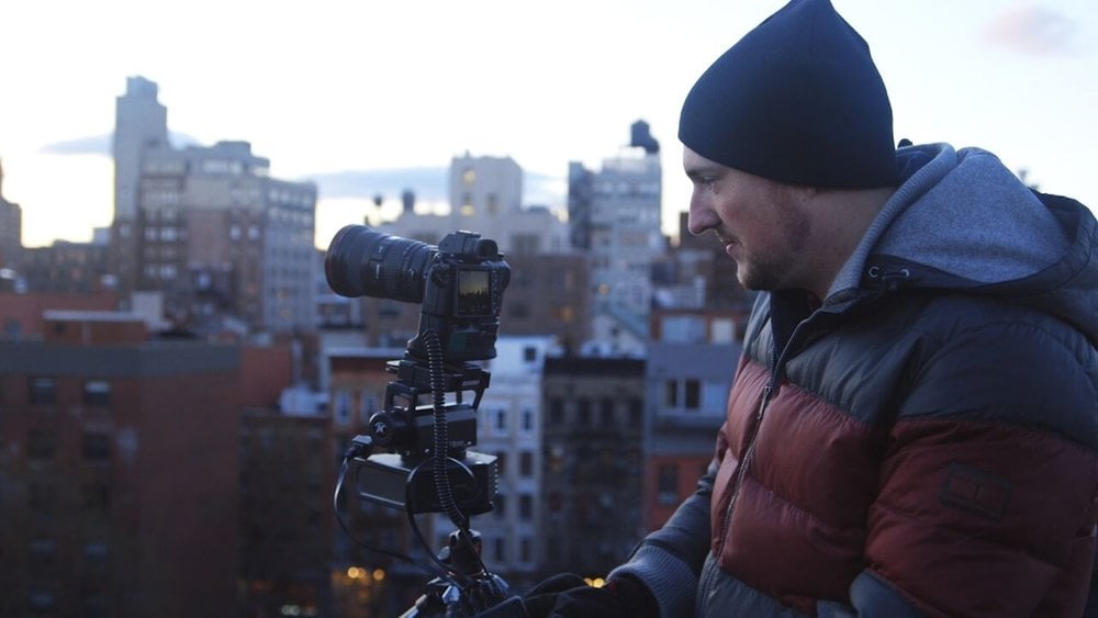 Demonstrating a more advanced technique, Drew sets up a motion-controlled time-lapse in  his Skillshare class.