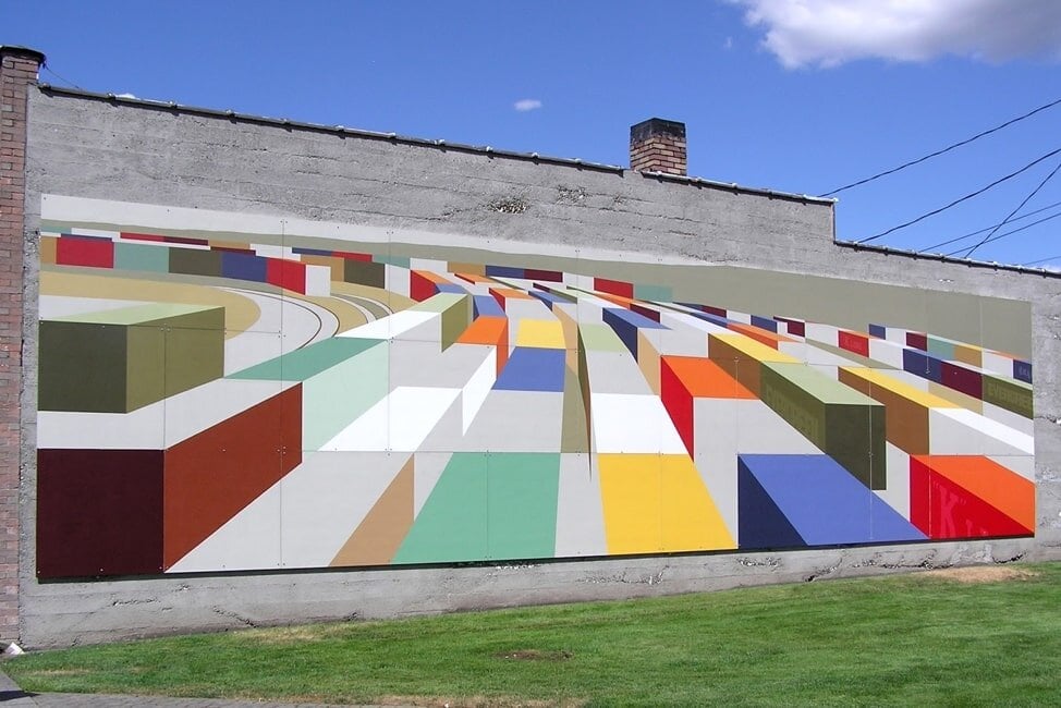 Mural in Kent by Mary Iverson