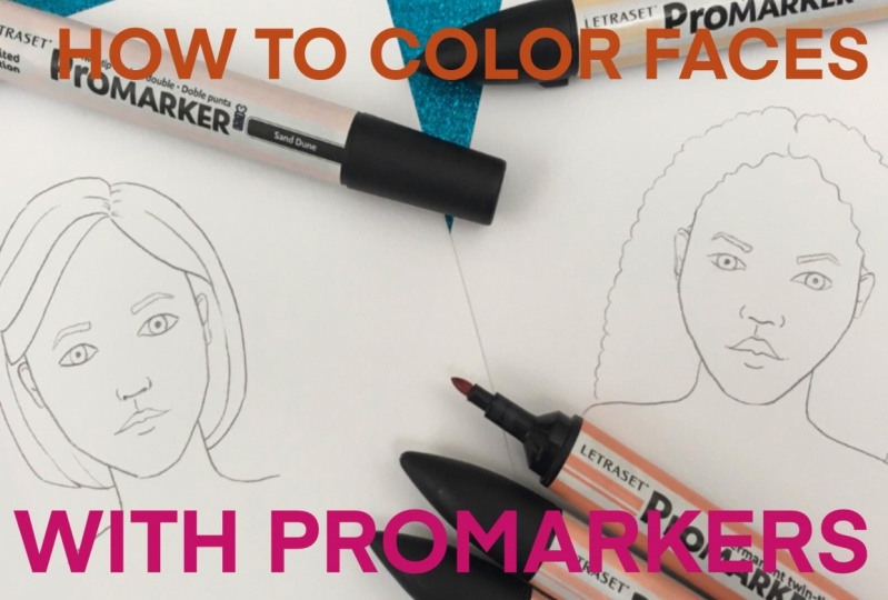 Emma will teach how to create a multidimensional facial illustration by blending alcohol pens.