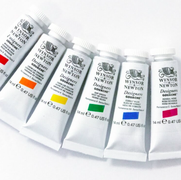 Winsor & Newton’s miniature gouache set is perfect for your art travel kit.