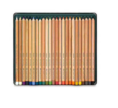 Pencil pastels often come in sets, like this one from Faber-Castell. 