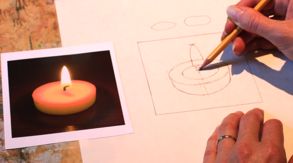 Candle drawing