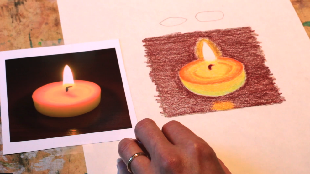 Candle drawing