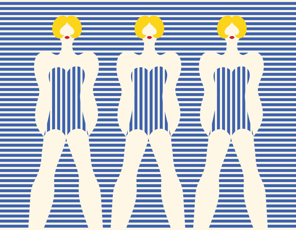 Image by Olimpia Zagnoli from her exhibition “Quando, Quando, Quando”, 2019