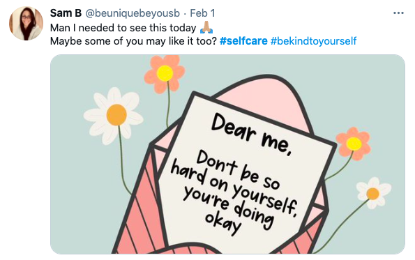 This is the type of letter that we all need to receive!