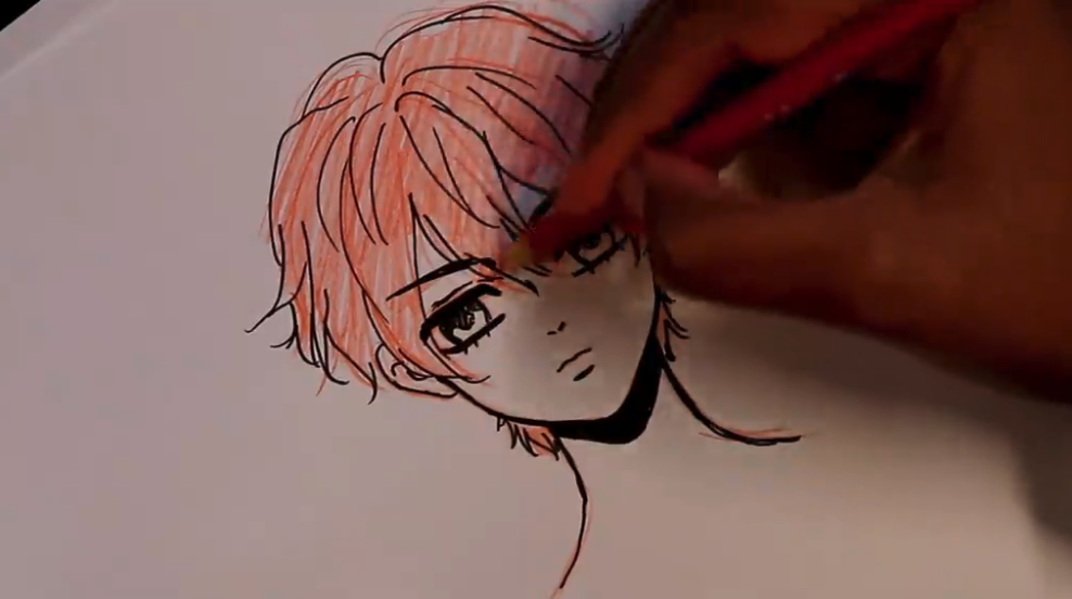 Desenhando personagens de anime