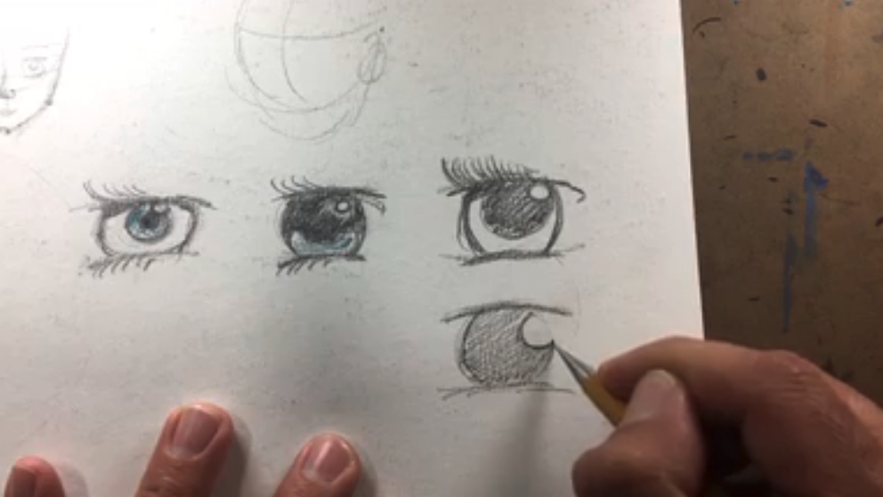 Como desenhar rosto estilo anime basico dicas de desenho #dicasdedesen