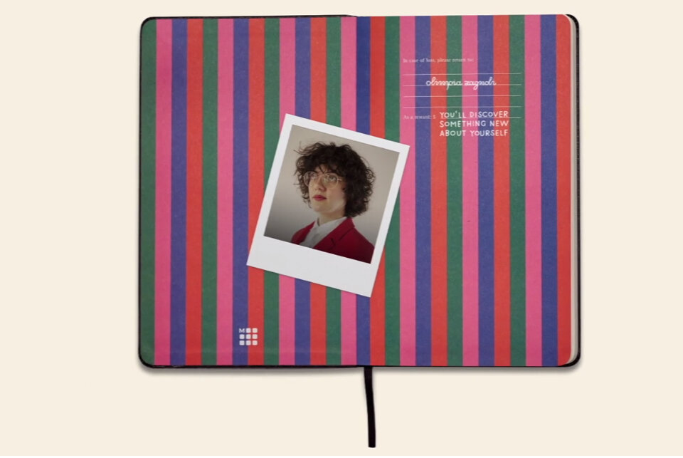 Olimpia Zagnoli’s Moleskine Studio Notebook courtesy of Moleskine