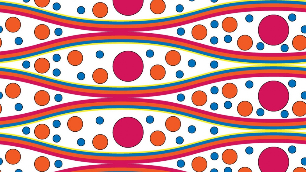 Student work by Jesse Bradley for  Illustrator for Lunch - Pattern of Lines and Dots