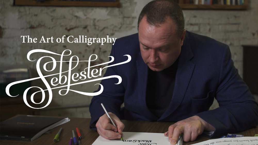 Cover image for Seb Lester’s: Calligraphy Essentials: From First Script to Final Flourish