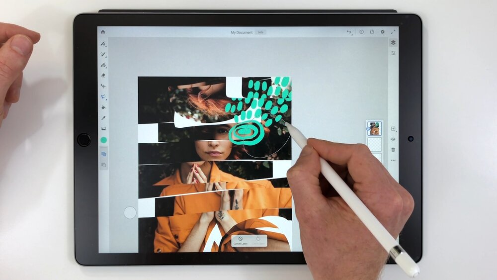 Credit: Class Still from Abstract Art: Easy Ways to Express Yourself with Adobe Fresco with Rich Armstrong