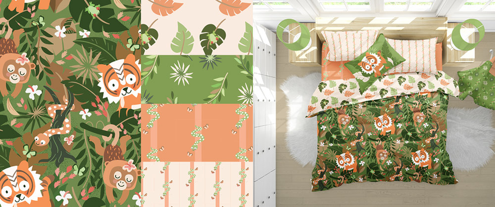 “Roar” surface design by Jean Ruth (image courtesy of the artist)