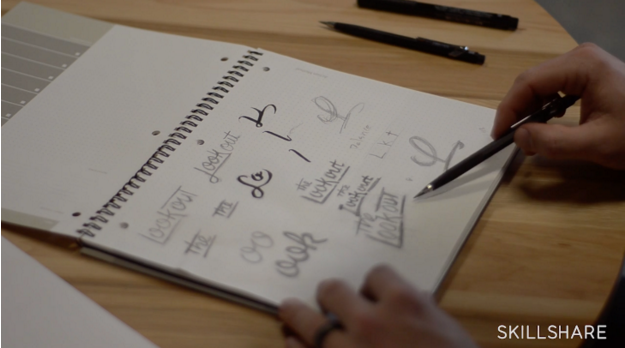 In the first step, just draw, draw, draw!