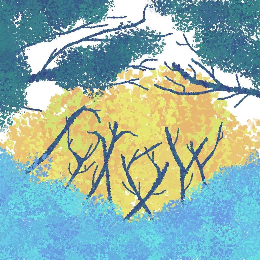 This piece by student Brianna Johnson is a beautiful reminder that growth is part of the process.