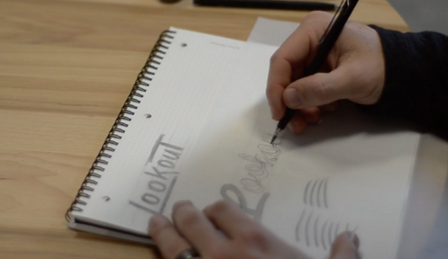 Once you’ve finalized your sketch, trace over it to polish it up.